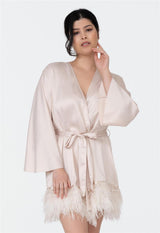 Peignoir Plus Swan