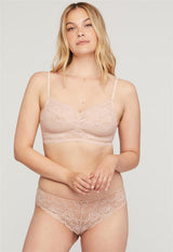 Bralette en dentelle taille bonnet