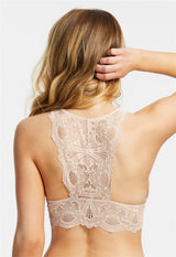 Bralette Belle Époque en dentelle avec dos en T