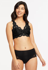 Bralette Belle Époque en dentelle avec dos en T