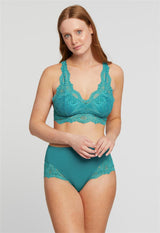 Bralette Belle Époque en dentelle avec dos en T