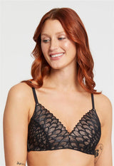 Soutien-gorge sans armatures en dentelle Lacy