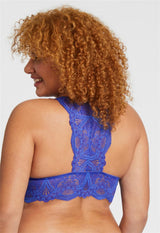 Bralette Belle Époque en dentelle avec dos en T