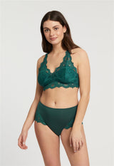 Bralette Belle Époque en dentelle avec dos en T