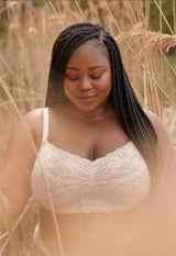 Bralette en dentelle taille bonnet