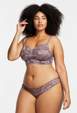 Bralette en dentelle taille bonnet
