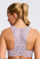 Bralette Belle Époque en dentelle avec dos en T