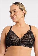 Soutien-gorge sans armatures en dentelle Lacy
