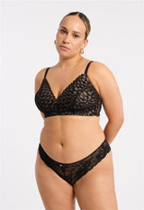 Soutien-gorge sans armatures en dentelle Lacy