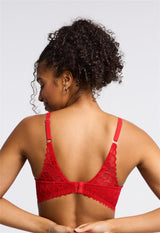 Soutien-gorge balconette en dentelle avec trou de serrure Lacy