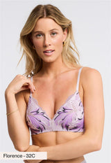 Soutien-gorge t-shirt sans armatures Lavender Fields