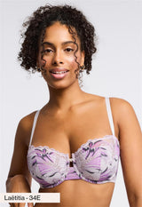 Lavender Fields Keyhole Balconnet Bra