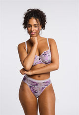 Soutien-gorge balconette à trou de serrure Lavender Fields