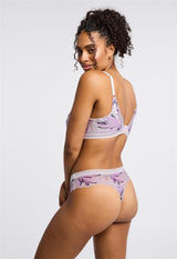 Lavender Fields Lace Thong