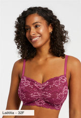 Bralette en dentelle taille bonnet