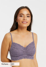 Bralette en dentelle taille bonnet