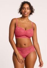 Bralette en dentelle taille bonnet