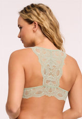 Bralette Belle Époque en dentelle avec dos en T