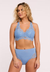 Bralette Belle Époque en dentelle avec dos en T