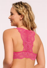 Bralette Belle Époque en dentelle avec dos en T