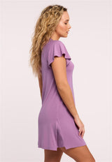 Chemise de nuit à manches flottantes