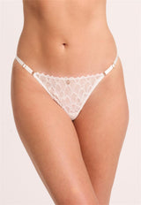 Tanga en dentelle avec côtés réglables Lacy
