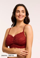 Bralette en dentelle taille bonnet