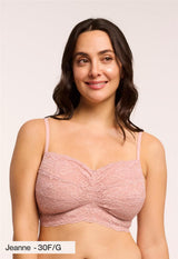 Bralette en dentelle taille bonnet