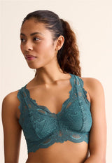 Bralette Belle Époque en dentelle avec dos en T