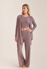 Flared leg pant with pockets