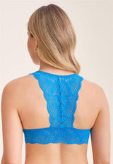 Bralette Belle Époque en dentelle avec dos en T
