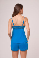 Ensemble short et camisole avec soutien de la poitrine