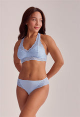Bralette Belle Époque en dentelle avec dos en T