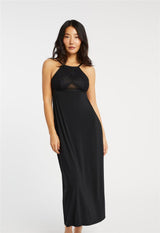 Parisian Nights High Neck Long Gown