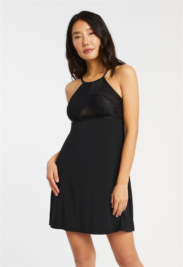 Parisian Nights High Neck Chemise