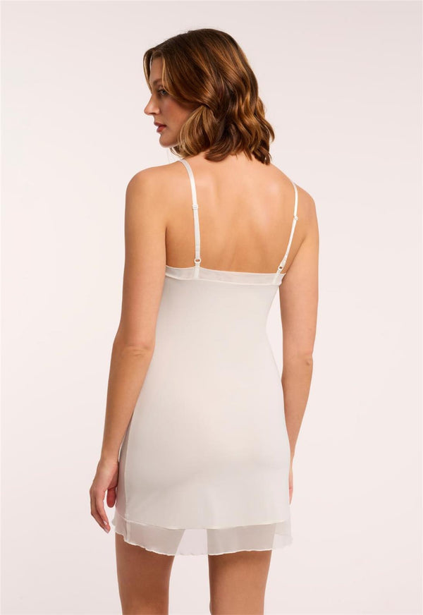 Round Neck Mid-Thigh Slip