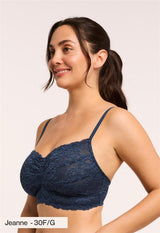 Bralette en dentelle taille bonnet