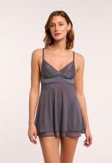 Lights Out Babydoll with adjustable cheekini