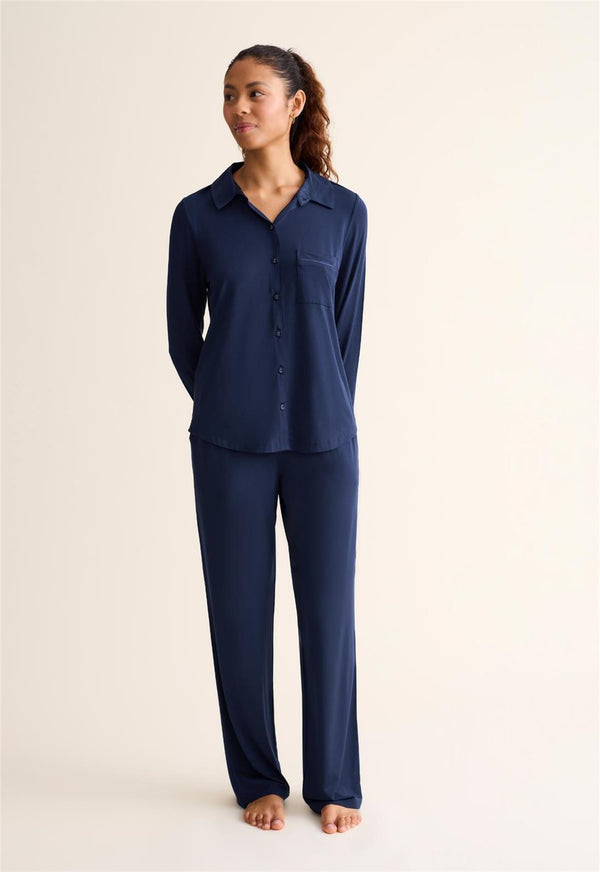 Button Down Pj Set