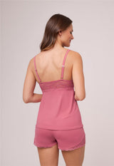 Ensemble short et camisole avec soutien de la poitrine