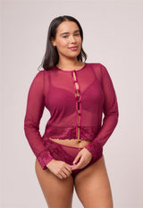 Vixen Mesh Top Set