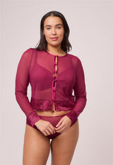 Vixen Mesh Top Set