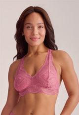 Bralette Belle Époque en dentelle avec dos en T