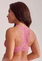 Bralette Belle Époque en dentelle avec dos en T
