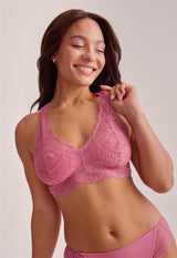 Bralette Belle Époque en dentelle avec dos en T