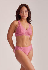 Bralette Belle Époque en dentelle avec dos en T