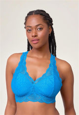 Bralette Belle Époque en dentelle avec dos en T