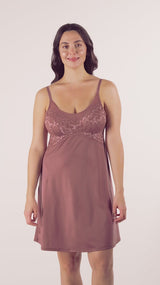 Nuisette avec maintien au buste Woodrose