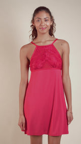 Parisian Nights High Neck Chemise