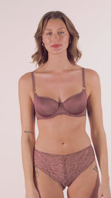 Soutien-gorge balconette Woodrose Spacer